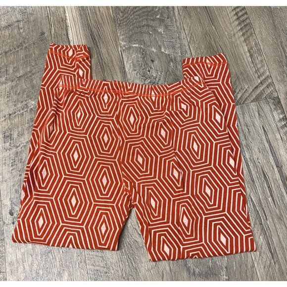 Kickee Pants size 4Y rust orange 2 pc pj sleepwear set unisex boys bamboo - Picture 6 of 7